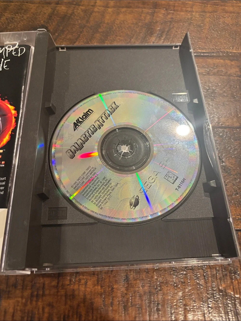 GALACTIC ATTACK FOR SEGA SATURN COMPLETE & TESTED W/ REG. CARD!